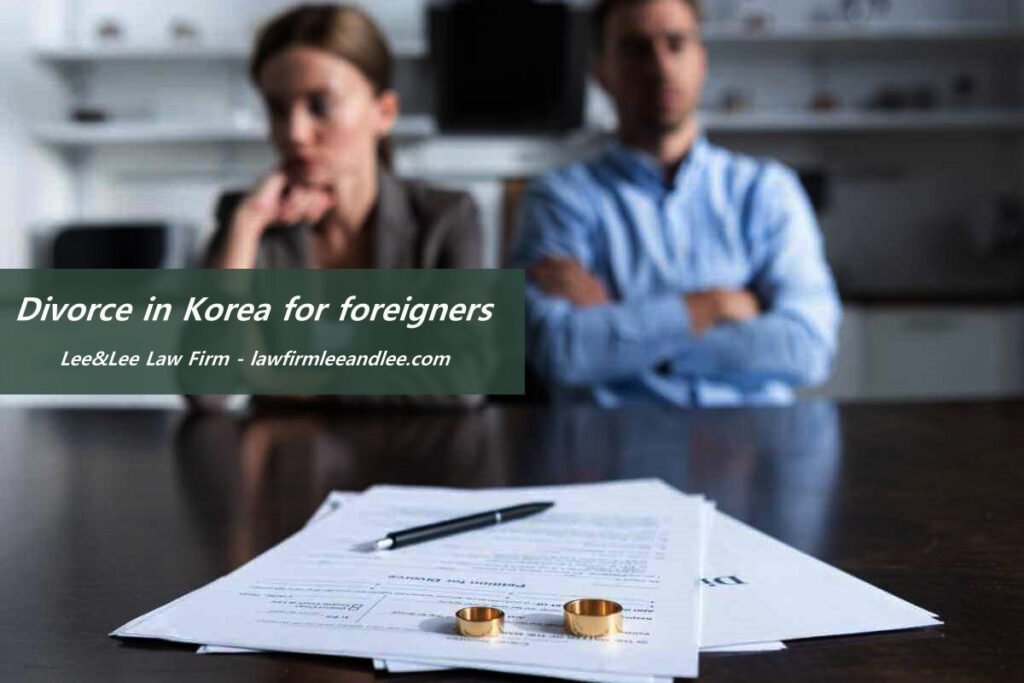 Divorce documents for foreigner in Korea