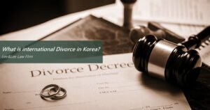 international divorce in korea court gavel